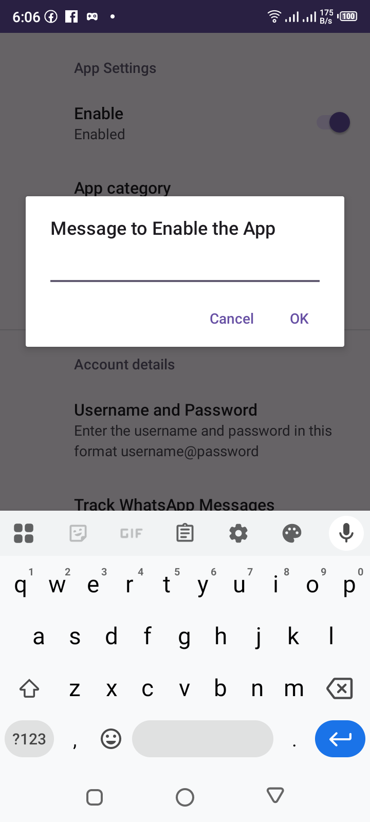 Remote Control Android app screenshot