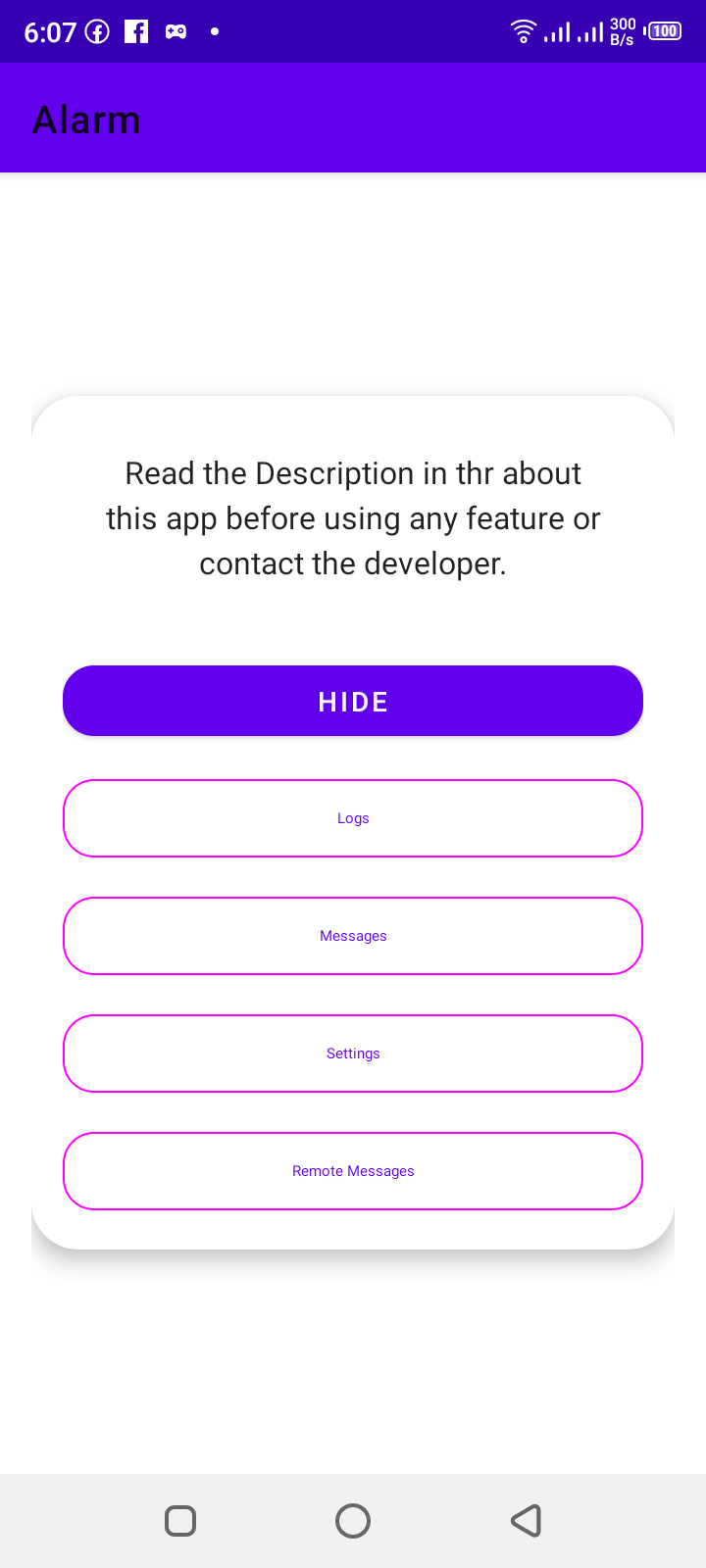 Remote Control Android app screenshot